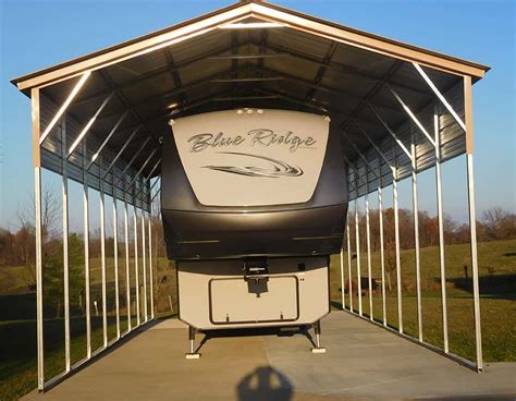 metal rv enclosures|covered rv carports for sale.